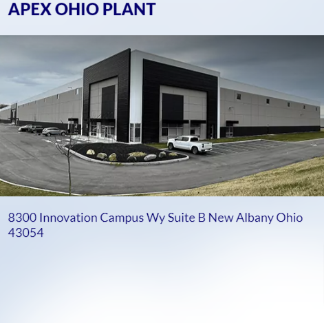 APEX Ohio Plant